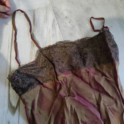 Oak dress like new, green and purple, size S