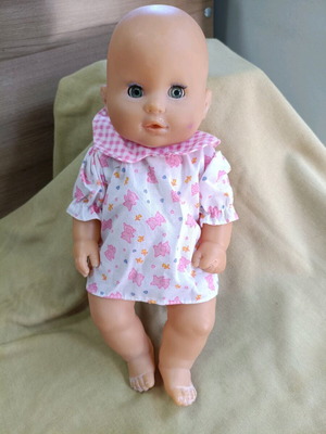Mattel doll vintage used, 37 cm, opens and closes eyes