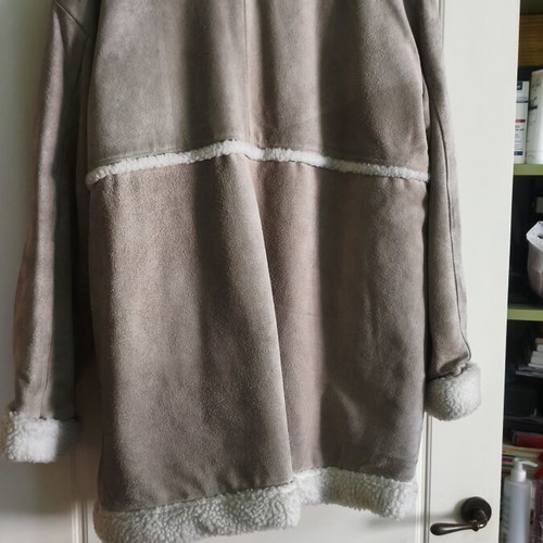 Sir Baron Vintage Genuine Leather Shearling Jacket XL like new
