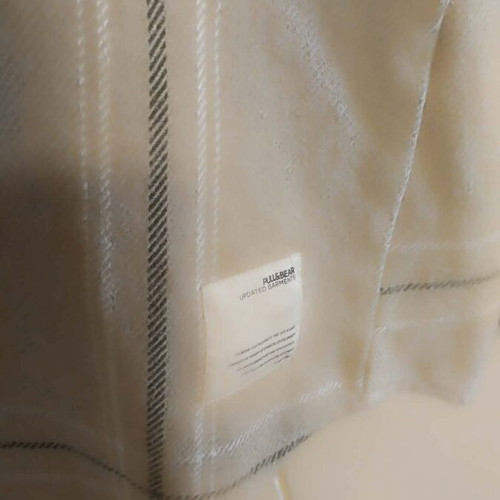 Overshirt Shacket beige shades Pull and Bear like new