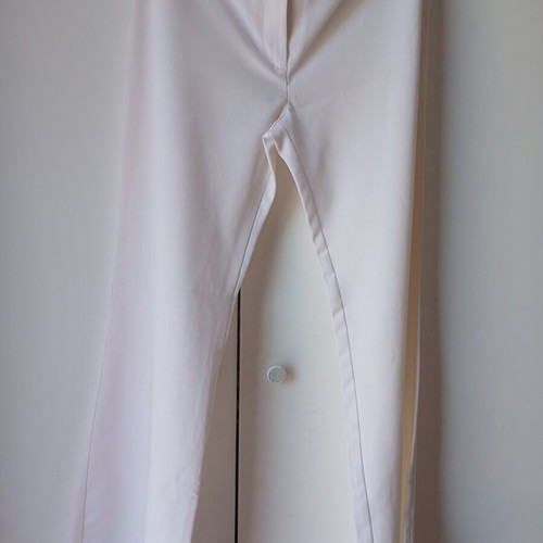 Best Manuel Flared Pants Like New, White, Size L