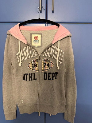 Franklin Marshall Zip Hoodie like new, gray, size S