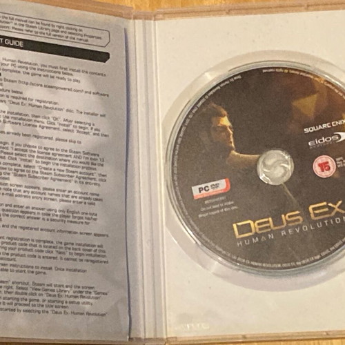 Deus Ex Human Revolution PC Box