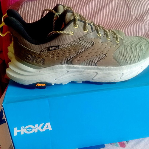 Hoka M Anacapa 2 Low GTX new, athletic shoes, gray, size 47