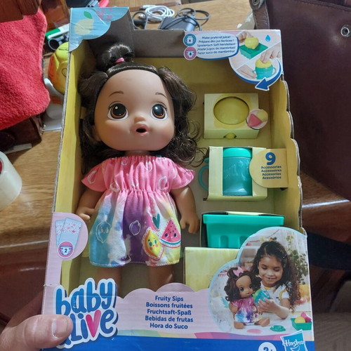 Hasbro Baby Alive Fruity Sips doll new for ages 3+