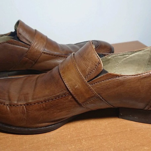 Zara men's shoes used, brown, size 44, loafers