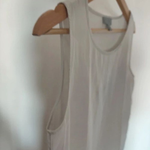 Cos silk blend dress XS/S light grey pink like new