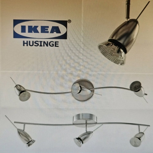 IKEA ceiling light used, spotlights and multi-lights