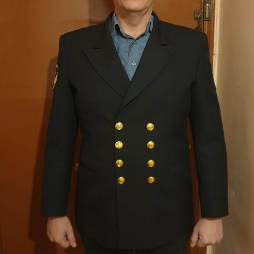 Military Navy Eight-Button Jacket new with Keleystis TPV insignia