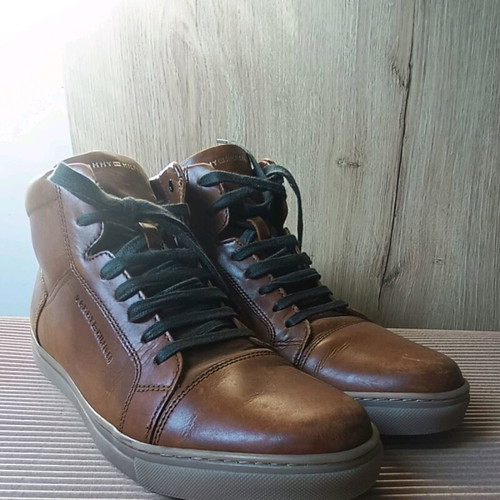 Tommy Hilfiger boots size 43 like new, brown casual leather