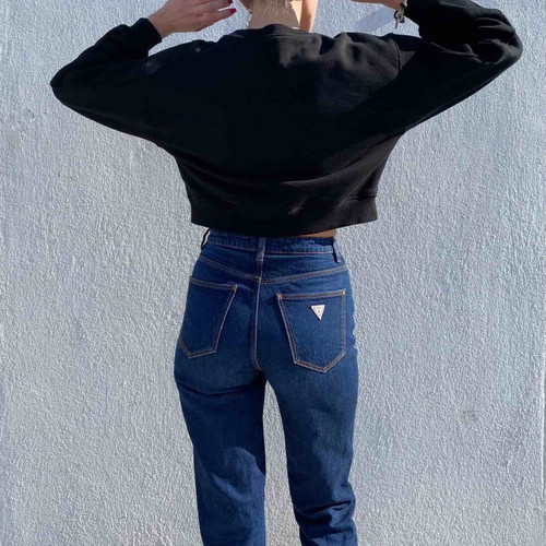Pinko crop sweater like new, size S, black