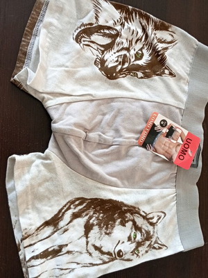 UOMO cotton underwear new, size M, gray and brown
