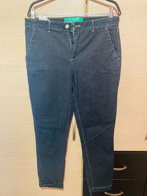 Skinny jeans Benetton 44It σαν καινούργιο, μπλε