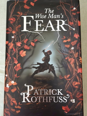 The Wise Man's Fear by Patrick Rothfuss hardcover book like new, English