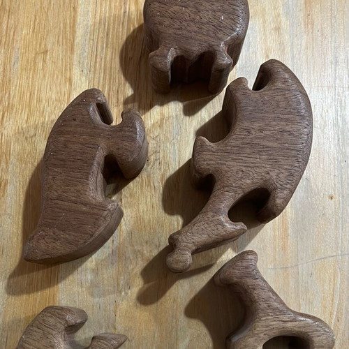Wooden owl like new, handmade wooden puzzle