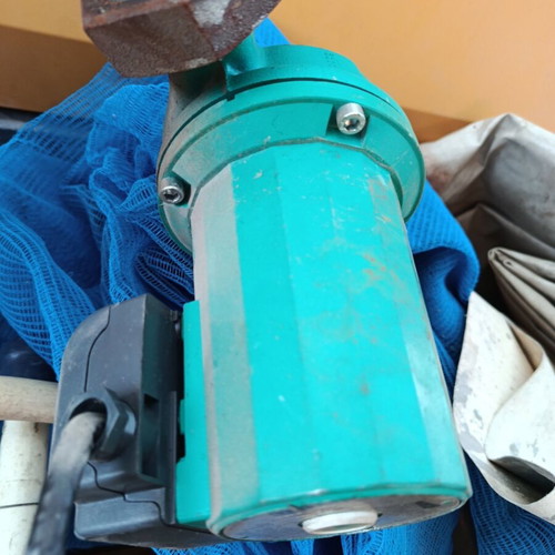 Complete oil heating system used with boiler burner and tank