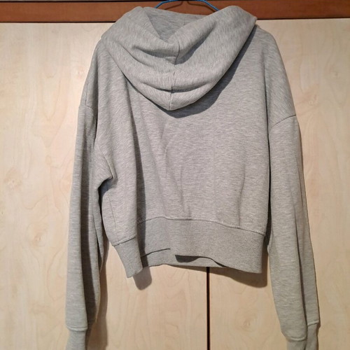 Calliope cropped sweatshirt like new, gray, size S
