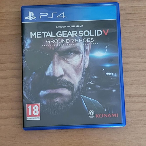 Metal Gear Solid V Ground Zeroes PS4 game Europe version