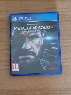 Metal Gear Solid V Ground Zeroes PS4 game Europe version