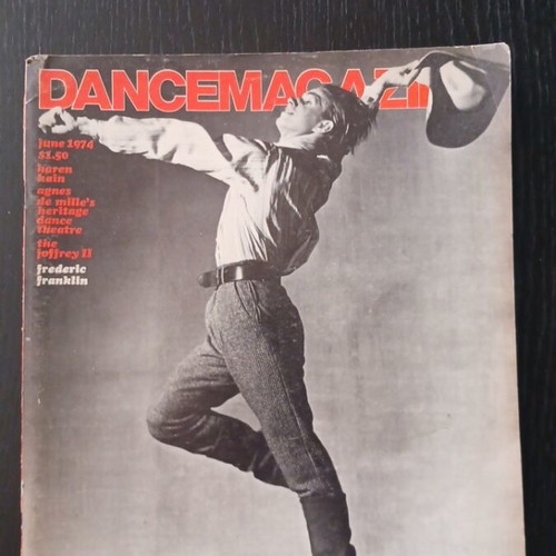 Dance Magazine June 1974 used, good condition