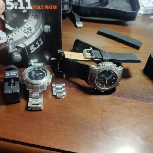 5.11 Tactical Series H.R.T watches used with digital and analog dial