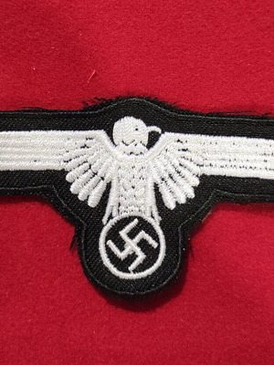 German fabric WWII badge new reproduction