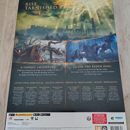 Elden Ring Collector's Edition PS5 empty box
