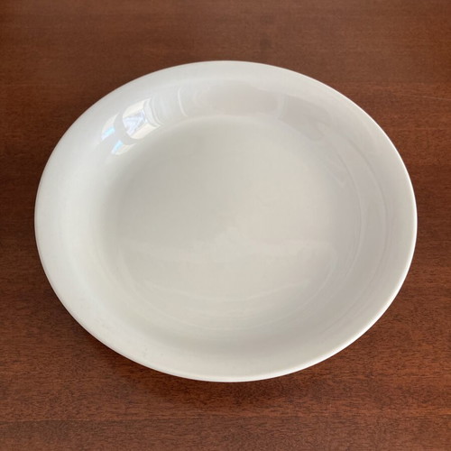 Ionia Hellas White Porcelain Bowl Like New, Diameter 21 cm