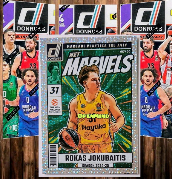 NET MARVELS - JOKUBAITIS - MACCABI TEL AVIV - DONRUSS EUROLEAGUE 2024-25