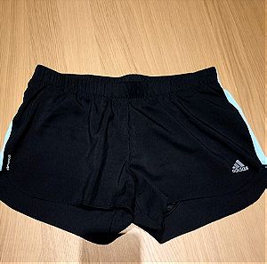 Adidas running climacool shorts, μαύρο με φυστικί λεπτομέρειες, με ενσωματωμένο άνετο slip,medium