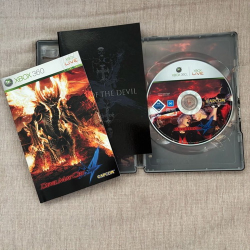 Devil May Cry 4 Steelbook Special Edition Xbox 360 used, full English