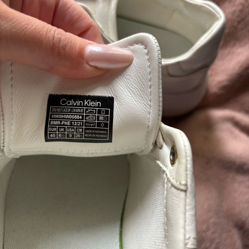 Calvin Klein women's sneakers like new, size 40, white