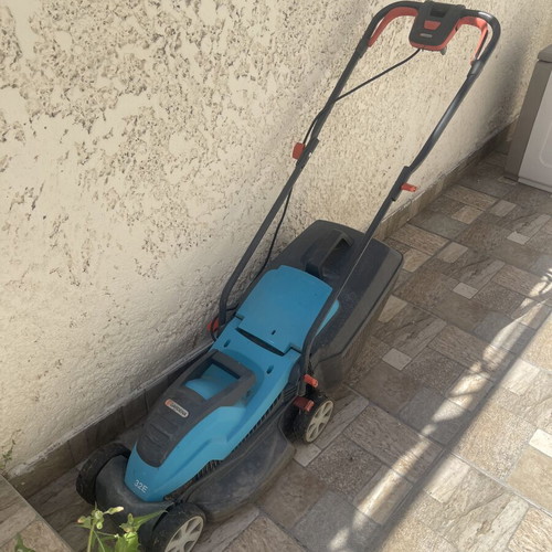 Gardena PowerMax 32E Electric Lawn Mower used, 1200 W, 32 cm cut width