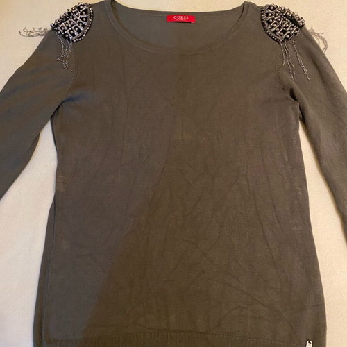Guess blouse used, size M, green