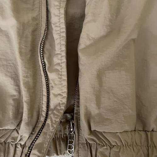 Bershka Beige Lightweight Windbreaker Jacket Like New, Women M-L