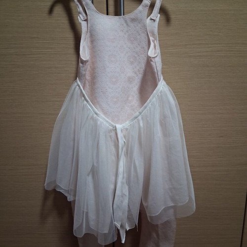 One-piece suit Two In A Castle like new, baby pink and white, size 92 cm