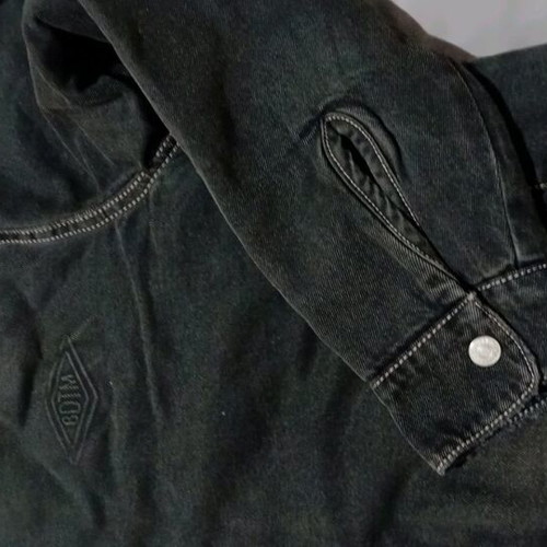 Jean jacket with inner fur and hood, new, size 13-14 years