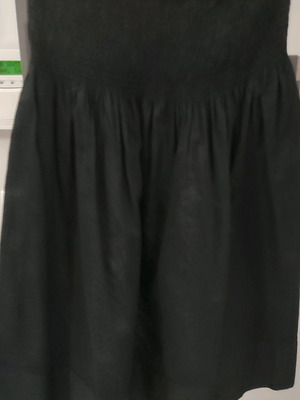 Gianni Rodini strapless blouse new, black, size 2