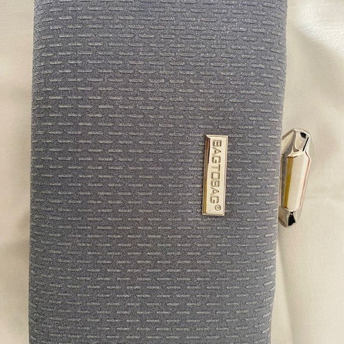 Clutch bag blue like new, handheld