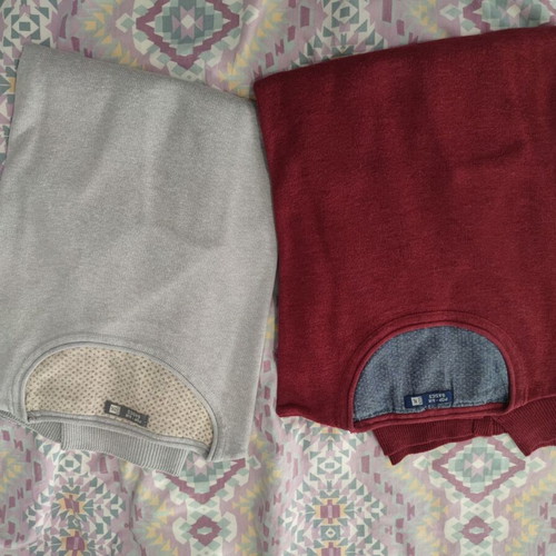 Pop-air men's sweatshirts XL like new, gray and red, set of 2
