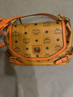 MCM shoulder bag like new with extra crossbody strap