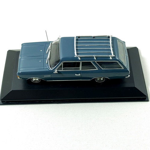 Opel Rekord C 1700 Break 1966 Blue Diecast Model Minichamps