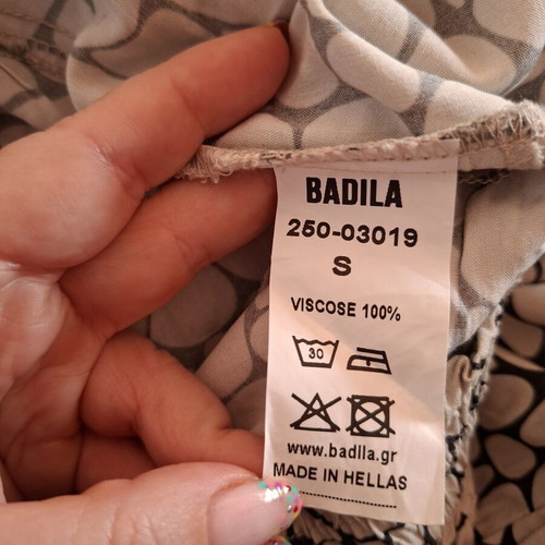Badila pants like new, black and white, very cool
