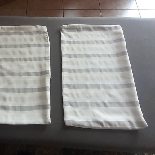 Pillowcases used, set of 2, 30×50, 80% polyester 20% linen