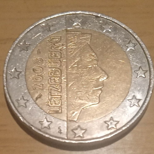 2 euro Luxembourg 2008 like new
