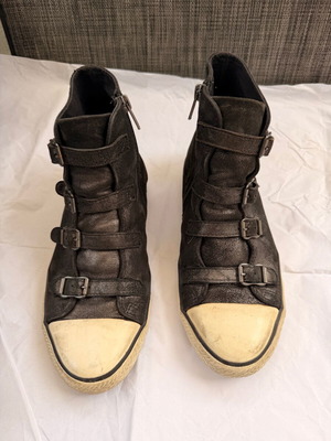 Ash sneakers size 39 used, black