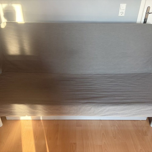 IKEA NYHAMN sofa bed, dark blue-grey cover