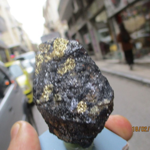 Pyrite, Galena, Sphalerite mineral new 3 in 1, size 7 cm