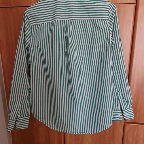 OVS striped green shirt size Small like new