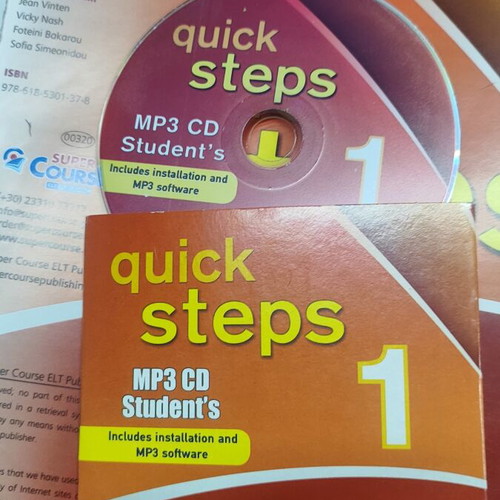 Quick Steps 1 Super Course Student Book like new, English